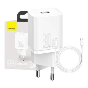 Quick Charger Baseus Super Si 1C 30W (white)