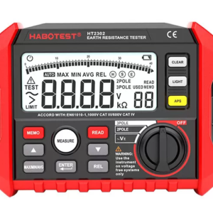 Habotest HT2302 skaitmeninis žemės atsparumo testeris