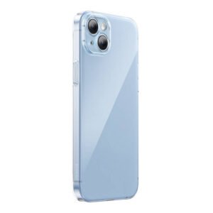 Baseus Crystal serijos dėklas, skirtas iPhone 14 Plus + grūdintas stiklas