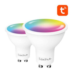 Išmanioji LED lemputė Laxihub LAGU10S (2 pakuotės) WiFi Bluetooth Tuya