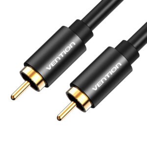 Kabel Audio RCA ventiliacija VAB-R09-B200 2m (juoda)