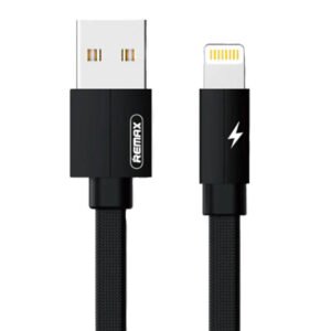 USB Lightning Remax Kerolla laidas, 1m (juodas)