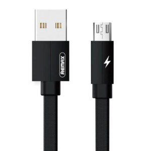 USB Micro Remax Kerolla laidas, 2m (juodas)