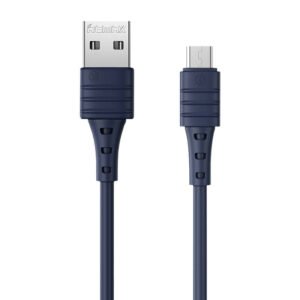 USB laidas Micro Remax Zeron, 1m, 2,4A (mėlynas)