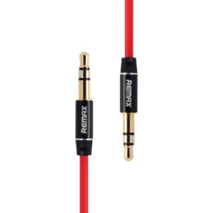 Remax RL-L200 Mini lizdas 3,5 mm AUX laidas, 2 m (raudonas)