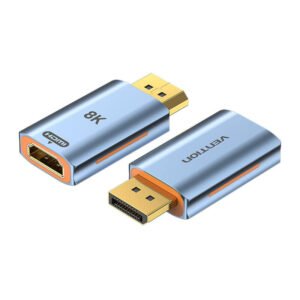 Adapteris HDMI lizdas su DisplayPort vyriškas Vention HFMH0 8K 60HZ (mėlynas)