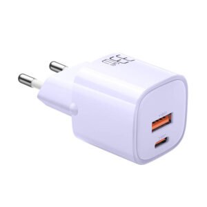 Įkroviklis GaN 33W Mcdodo CH-0155 USB-C, USB-A (violetinė)