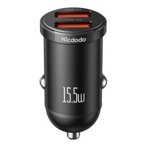 Mcdodo CC-2950 automobilinis įkroviklis, 2x USB, 15.5W (juodas)