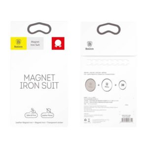 Magnet phone holder Baseus Iron Suit kit - black