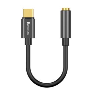 Baseus L54 Audio Adapter USB-C + mini jack 3,5mm (Black)