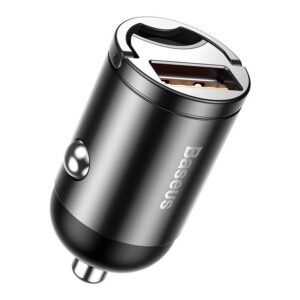 Baseus Tiny Star Mini Quick Charge Car Charger USB Port 30W Grey