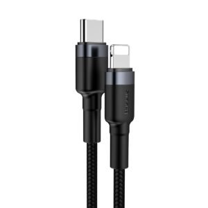 Baseus Cafule Cable Type-C to iP PD 18W 1m Gray+Black