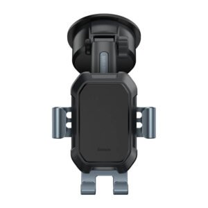 Gravity car mount for Baseus Tank phone with suction cup (black)