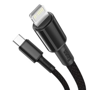 Baseus High Density Braided Cable Type-C to Lightning, PD,  20W, 2m (Black)