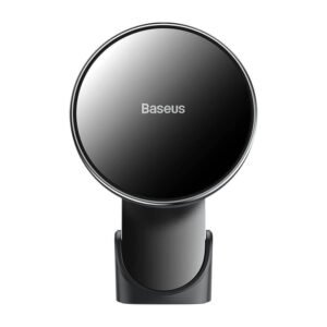 Baseus Big Energy car mount with wireless charger 15W for Iphone 12 / Iphone 13 (Black)