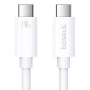 fast Charging Cable Baseus Superior 2 USB-C to USB-C 240W, 1,8m (white)