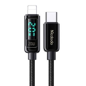 Mcdodo CA-8810 USB-C to Lightning cable, 36W, 1.2m (black)