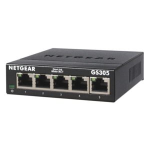 NETGEAR GS305 Unmanaged L2 Gigabit Ethernet (10 / 100 / 1000) Black