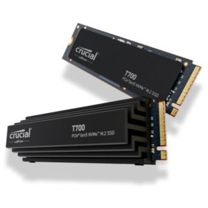 SSD, CRUCIAL, T700, 2TB, M.2, PCIe Gen5, NVMe, TLC, rašymo greitis 11800 MB/s, skaitymo greitis 12400 MB/s, TBW 1200 TB, CT2000T