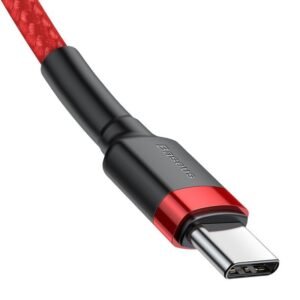 Baseus Cafule PD2.0 60W flash charging USB For Type-C cable (20V 3A) 2m Red