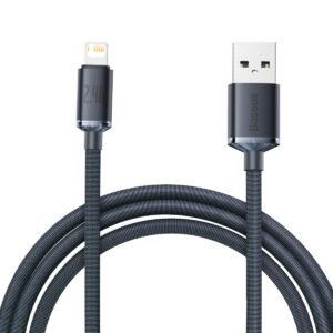 Baseus Crystal Shine cable USB to Lightning, 2.4A, 2m (black)