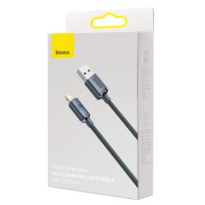 Baseus Crystal Shine cable USB to Lightning, 2.4A, 1.2m (black)