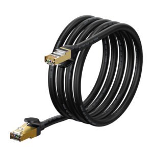 Baseus Ethernet RJ45, 10Gbps, 2m network cable (black)