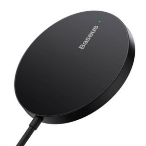 Magnetic Wireless Charger Baseus Simple Mini3 15W (Black)