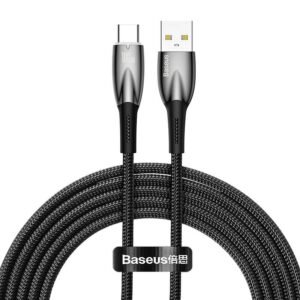 USB cable for USB-C Baseus Glimmer Series, 100W, 2m (Black)