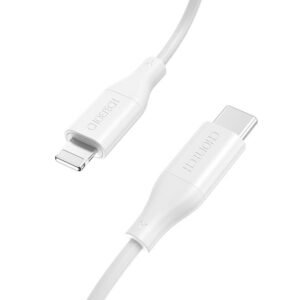 Cable Choetech IP0040 USB-C to Lightning PD18/30W 1,2m (white)