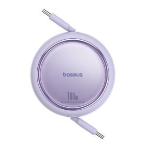 Cable USB-C to USB-C Baseus Free2Draw, PD, 100W, 1m (purple)