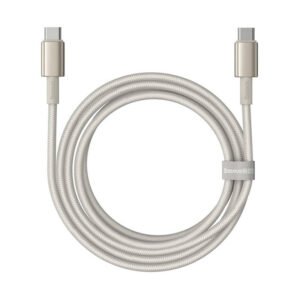 Cable USB-C do USB-C Baseus Tungsten Gold, 100W, 2m (złoty)