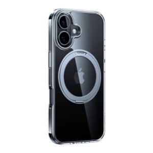 Torras Ostand Pro Case for iPhone 16 Plus (Transparent)