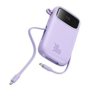 Baseus QPow 2 20000mAh 30W 2xUSB-C powerbank (purple)