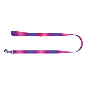 WAUDOG gradient nylon dog leash, 15mm wide, 122cm long, purple